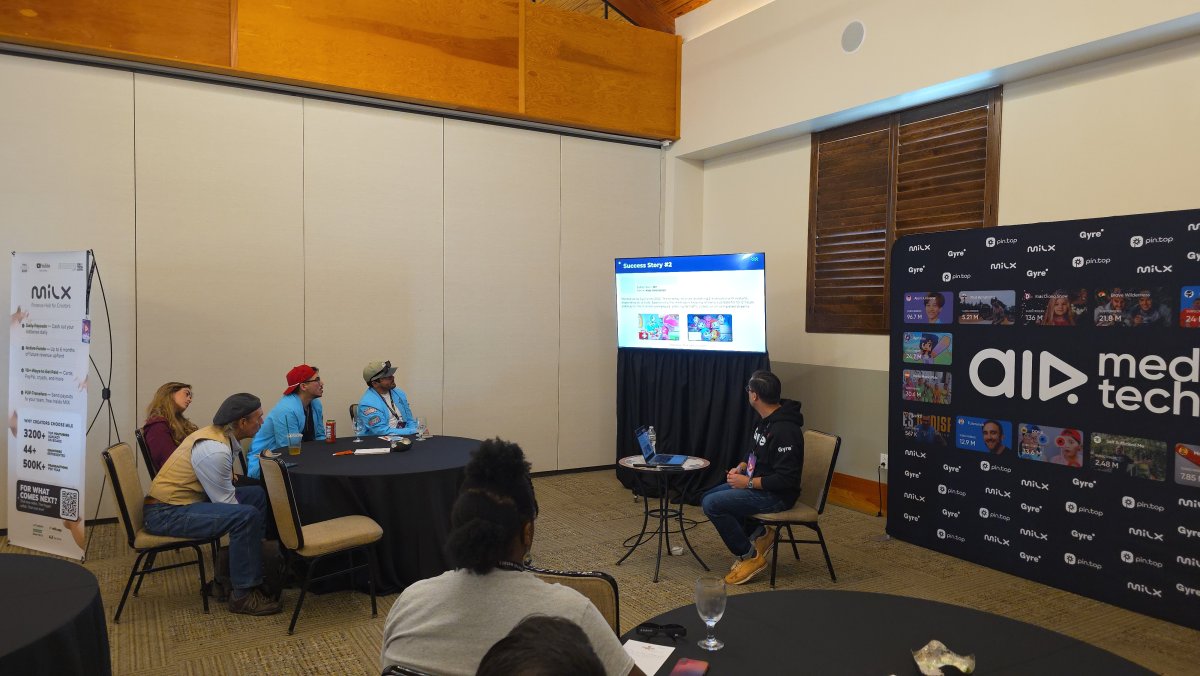 Presentación de casos de Gyre en reunión de creadores