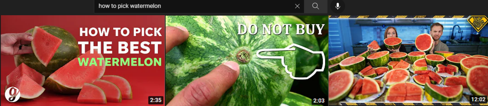 How to pick watermelon